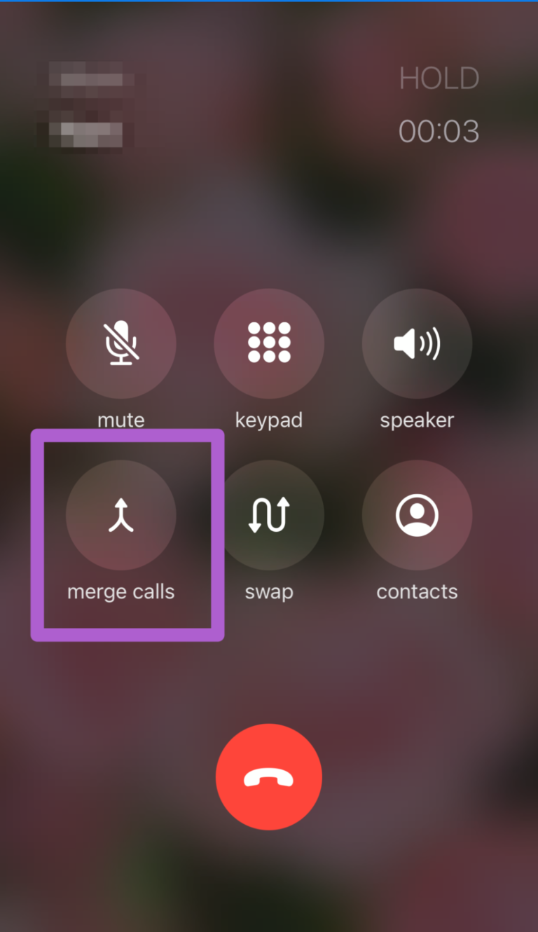 how to conference in a second call on iphone