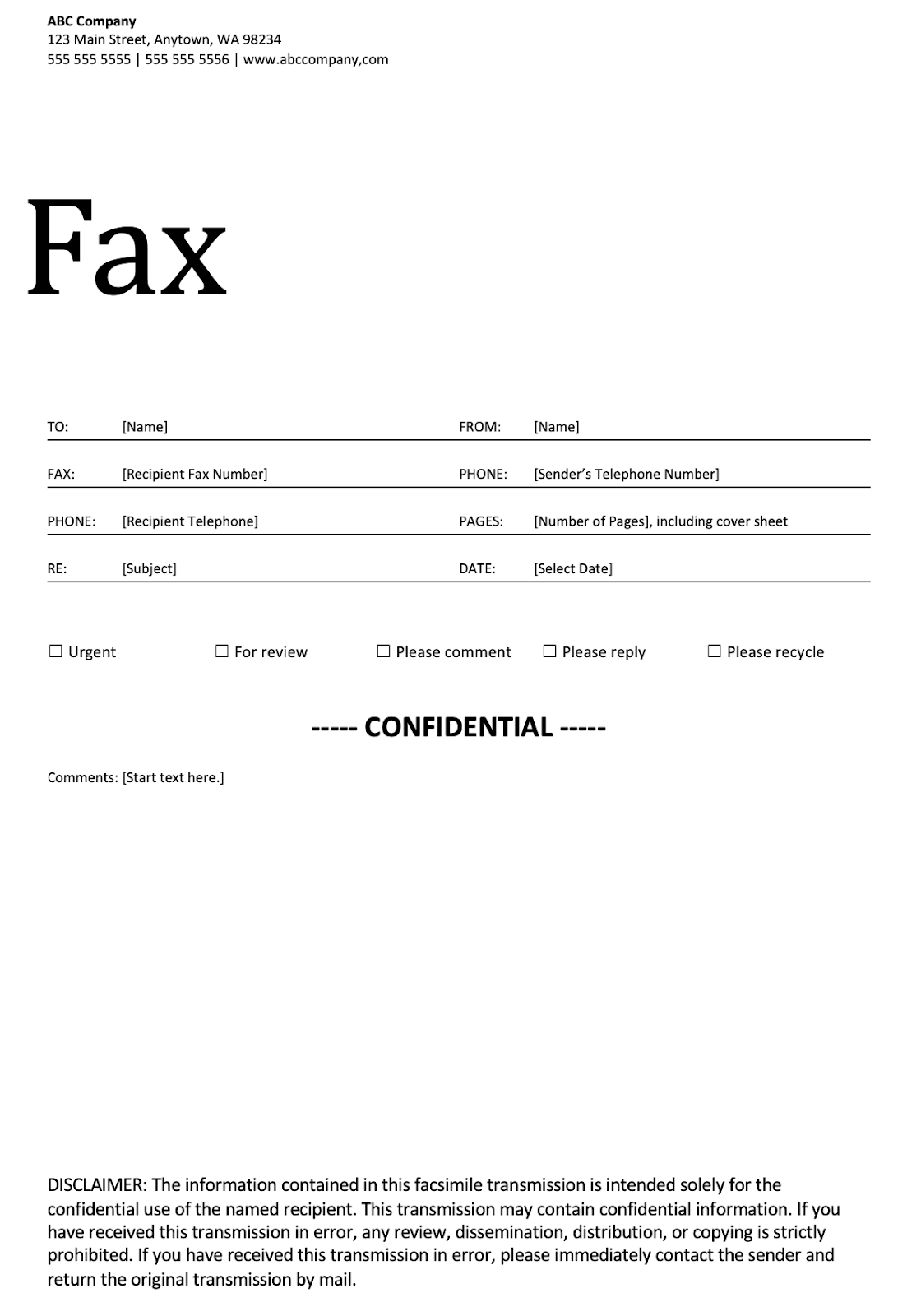 How to Write a Fax Cover Sheet