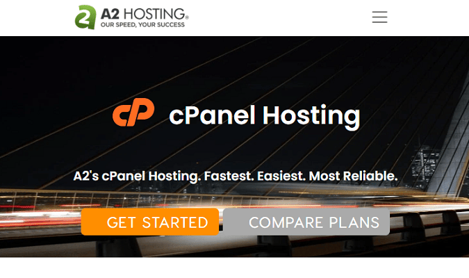 A2 Hosting cPanel hosting