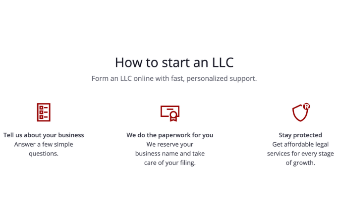 How to start an LLC with Rocket Lawyer in three steps